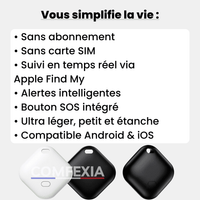 Comfexia™ – Traceur GPS Chien Sans Abonnement, Suivi Précis – IOS