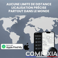 Comfexia™ – Traceur GPS Enfant Sans Abonnement Aimanté – Android & iOS Find My