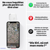 Comfexia™ – Traceur GPS Moto Sans Abonnement avec Suivi Ultra Précis, IOS