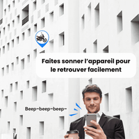 Comfexia™ – Traceur GPS Moto Sans Abonnement, iOS Apple Find My