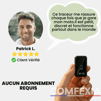 Comfexia™ – Traceur GPS Sans Abonnement, Assurez la Sécurité de Votre Moto