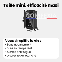 Comfexia™ – Traceur GPS Sans Abonnement, Assurez la Sécurité de Votre Vélo