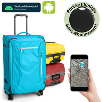 Comfexia™ – Traceur GPS Valise Sans Abonnement Ultra-Précis, Compatible Android & iOS