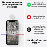 Comfexia™ – Traceur GPS Vélo Sans Abonnement Ultra-Précis, Compatible Android & iOS