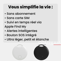 Comfexia™ – Traceur GPS Vélo Sans Abonnement Ultra-Précis, Compatible Android & iOS