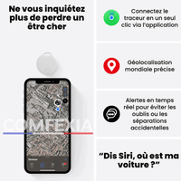 Comfexia™ – Traceur GPS Voiture Sans Abonnement Ultra-Précis, Compatible Android & iOS