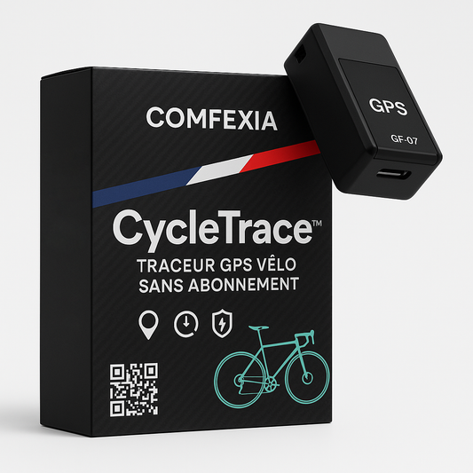 CycleTrace™ – Traceur GPS Vélo avec Suivi Précis en Temps Réel