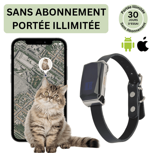 Comfexia™ – Collier GPS Sans Abonnement avec Portée Illimitée