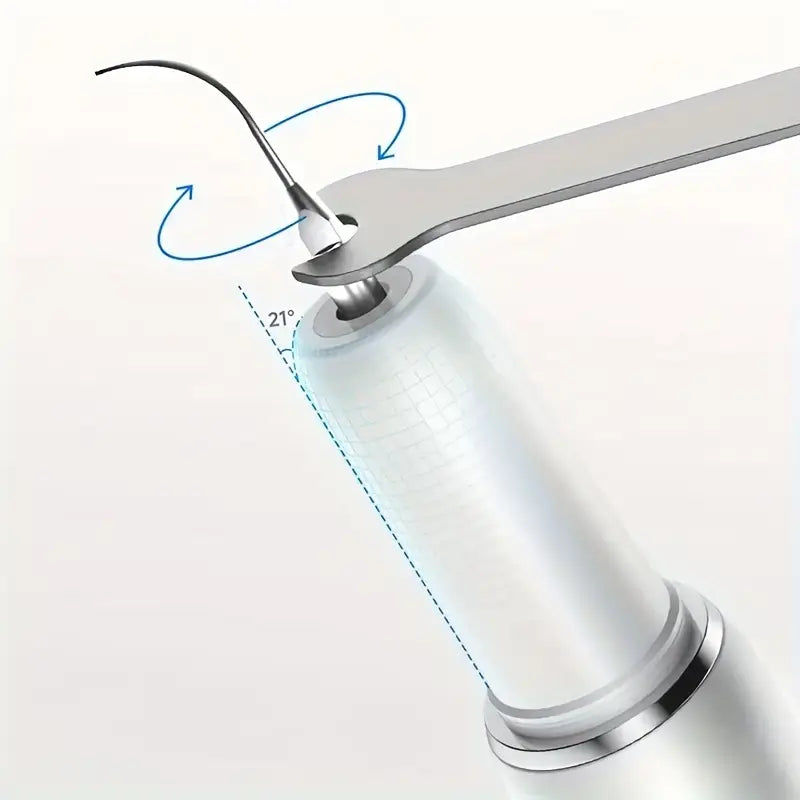 DentaLume™ – Détartreur Dentaire Électrique avec Lumière LED et Recharge USB