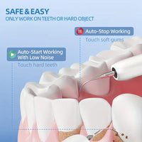 DentaLume™ – Détartreur Dentaire Électrique avec Lumière LED et Recharge USB