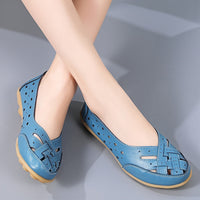 chaussures plates légères et respirantes