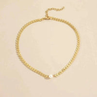 Collier de Perle Romaine en Or