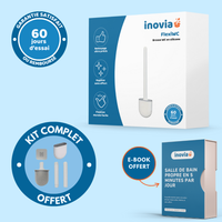 FlexiWC – Brosse WC en silicone souple et efficace