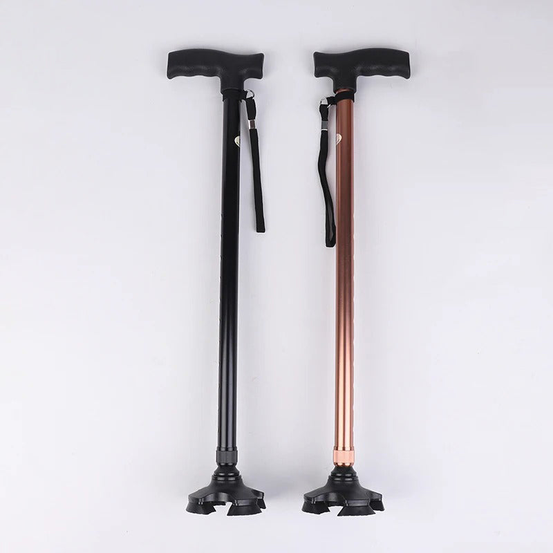 FoldEase™ – Canne Marche Orthopédique Réglable Pliable
