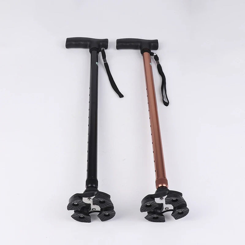 FoldEase™ – Canne Marche Orthopédique Réglable Pliable