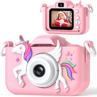 Appareil photo enfant rose ludique 1080p - Santeova