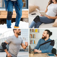 Genouillère Chauffante Massage EMS 60 °C – Batterie Longue Autonomie 5000 mAh