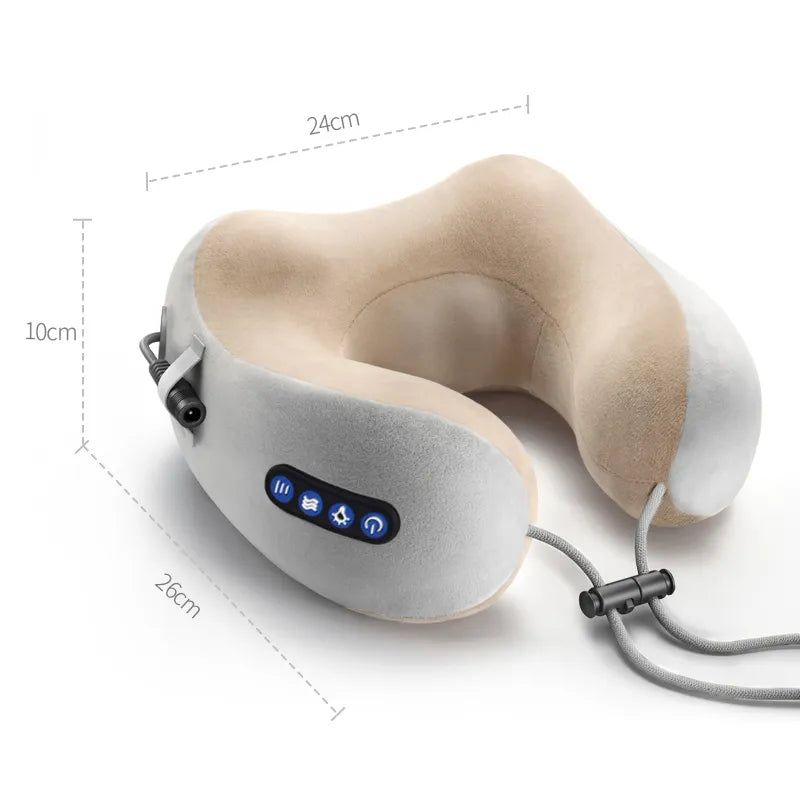 Masseur de cou électrique Oreiller Contourné Relaxant Compact
