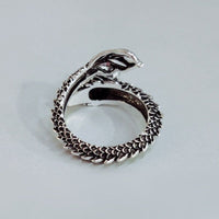 Bague Dragon en Argent 925 Ajustable