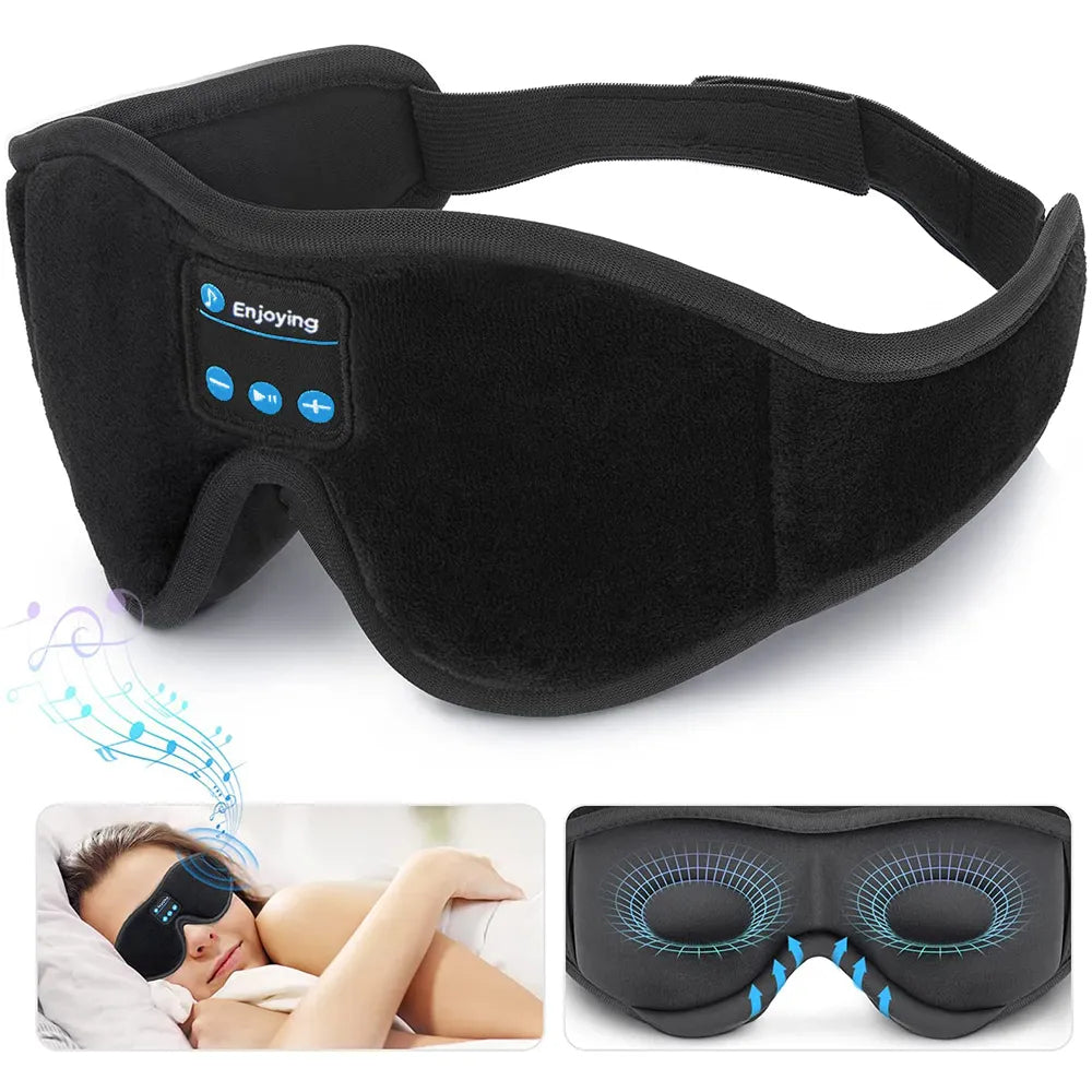 Masque de sommeil avec écouteurs Bluetooth intégrés