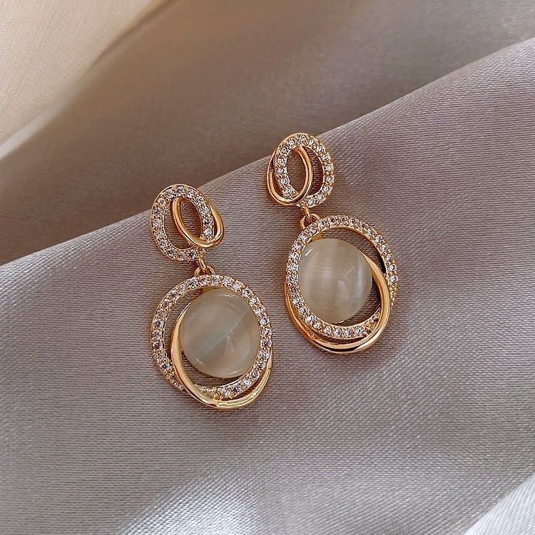 Boucles d'Oreilles Style Français