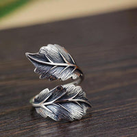 Bague à Lame Ajustable en Argent