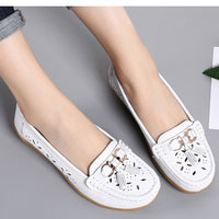 Mocassins respirants à enfiler pour femme
