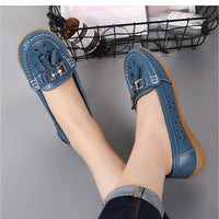 Mocassins respirants à enfiler pour femme