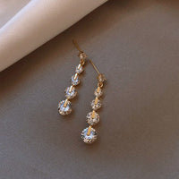 Boucles d'oreilles en Zirconium en Or