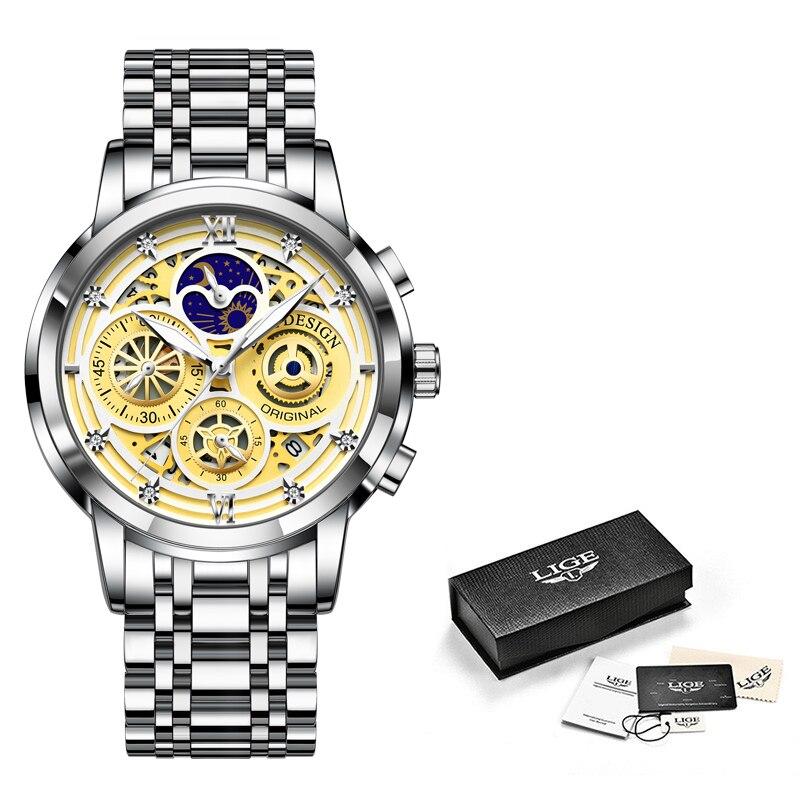 Montre bracelet élégante pour homme