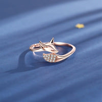 Bague Zorro en Argent Rose
