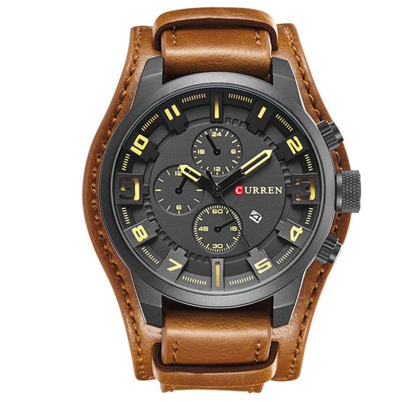 Montre de luxe pour homme élégant
