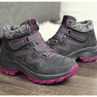 Bottines d'hiver en peluche chaudes pour femmes