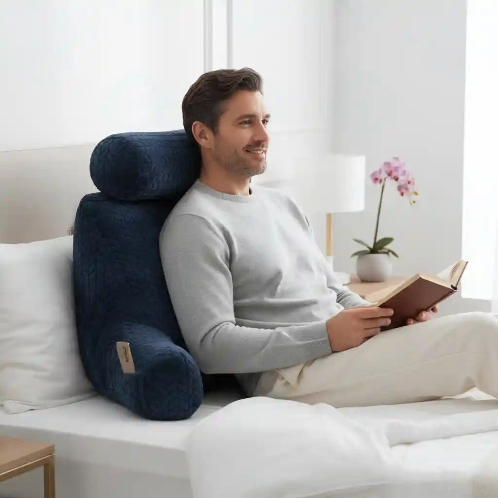 LoungeCraft™ – Coussin de Lecture Ergonomique XXL avec Soutien Confort