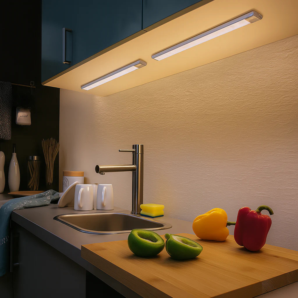 LumiFlex – Éclairage LED 30cm sans fil avec détecteur de mouvement intégré