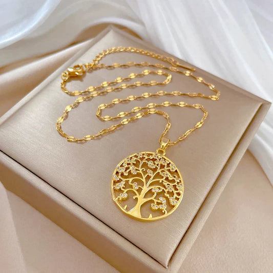 Collier Racines de la Vie en Or