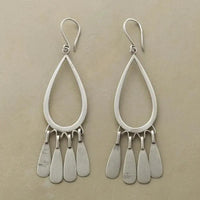 Boucles d'oreilles pluie en argent