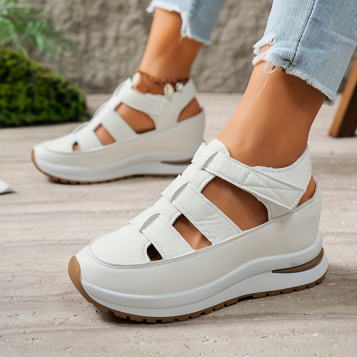 sandales d'été à plateforme pour femme