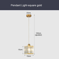 Luminaire Cristal Luxe Suspendu