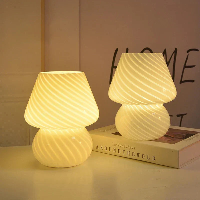 Lampe de Bureau Élégante en Verre