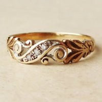 Bague Ivy Golden Zirconia