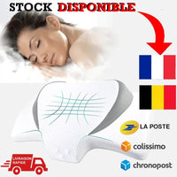 NeckEase™ – Oreiller Cervical Ergonomique à Mémoire de Forme