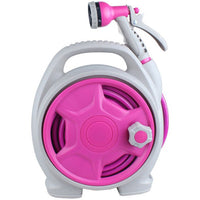 Tuyau d'Arrosage Compact avec Bobine et Pistolet Universel