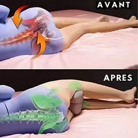Oreiller Lombaire Ergonomique de Jambe à Mémoire de Forme