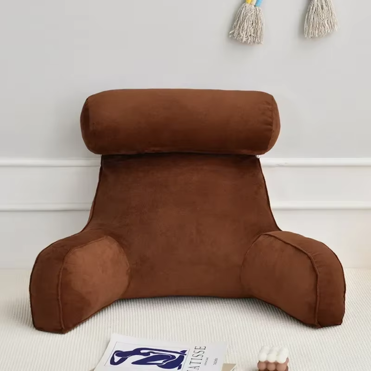 Oreiller Ergonomique de Lecture à Mémoire de Forme
