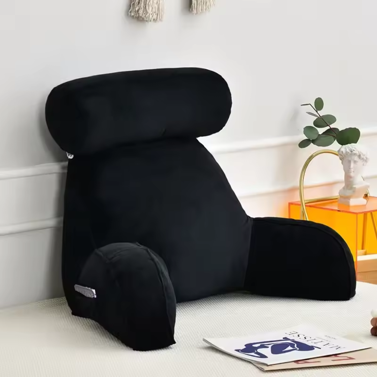 Oreiller Ergonomique de Lecture à Mémoire de Forme