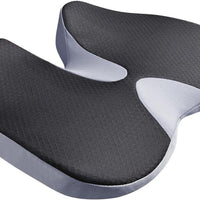 Orthovia™ – Coussin de Siège Ergonomique en Mousse Mémoire pour Coccyx et Sciatique
