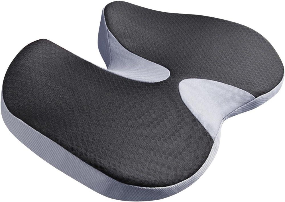 Orthovia™ – Coussin de Siège Ergonomique en Mousse Mémoire pour Coccyx et Sciatique