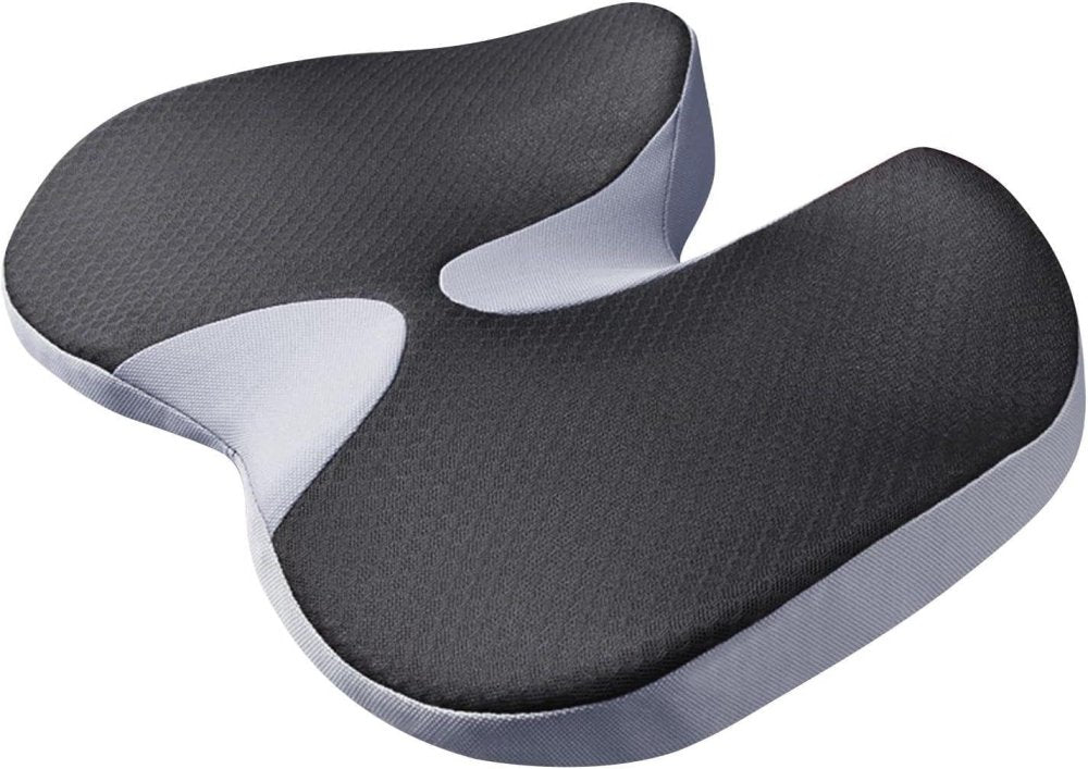 Orthovia™ – Coussin de Siège Ergonomique en Mousse Mémoire pour Coccyx et Sciatique