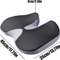 Orthovia™ – Coussin de Siège Ergonomique en Mousse Mémoire pour Coccyx et Sciatique